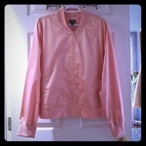 Pink bomber jacket